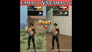 FAMAS।। VS FAMAS।।। ANEME DAMAGE free fire short video [upl. by Kendra]