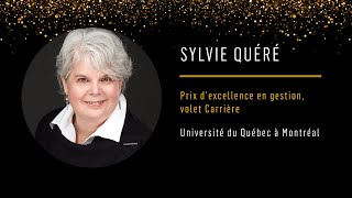 Sylvie Quéré lauréate du Prix d’excellence en gestion volet Carrière 2024 [upl. by Giraud]