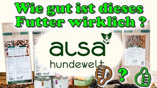 Alsa Hundefutter  Wie gut ist es wirklich 🤔  Hundefuttertest Alsa Futter  getreidefrei Alsa [upl. by Nahsyar608]