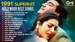 1991 Superhit Bollywood Best Songs  Audio Jukebox  90s Hindi Songs Romantic Hits Playlist [upl. by Yhtomiht]