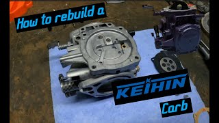 How to rebuild a Keihin Carburetor  CDK2 [upl. by Errecart]