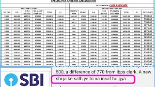 SBIJA Special Pay arrears क्या  🧐 SBclerk special Pay less than IBPSclerk exservicemanbanker [upl. by Kcirtapnhoj199]