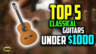 ✅ 5 Best Classical Guitars Under 1000 Reviews in 2021 Acoustic Tone Sleek and Stylish Guitars [upl. by Leanna]