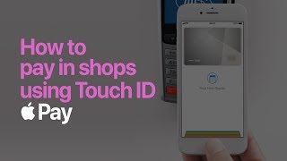 Apple Pay  How to pay with Touch ID on iPhone  Apple [upl. by Hobart787]