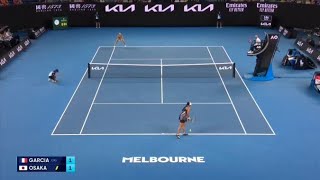 Osaka vs Garcia Highlights  Australian Open 2024  Naomi Osaka vs Caroline Garcia Highlights [upl. by Kantor]