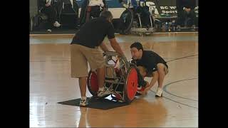 2010 World Wheelchair Rugby Championship  Canada vs Finland [upl. by Amadis]