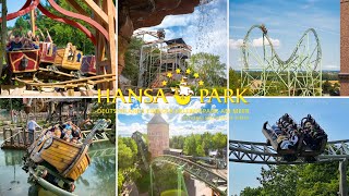 Top 7 Achterbahnen Hansa Park Sierksdorf  Doku [upl. by Naelopan]