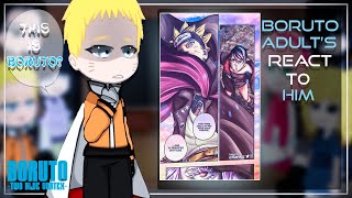 React To Boruto  Boruto Adults  Two Blue Vortex [upl. by Silda]