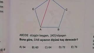 Endemik Tyt Ayt Geometri Çokgenler Test 1 Çözümleri [upl. by Hafler197]