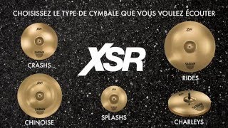 SABIAN XSR  Écoute comparative des cymbales vidéo de La Boite Noire [upl. by Chouest]