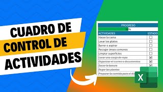 Como hacer un CUADRO DE CONTROL DE ACTIVIDADES en excel FACIL [upl. by Leind]