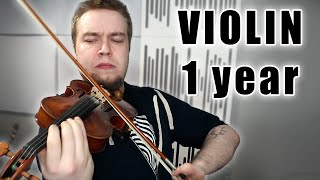 Otu Violin  1 Year Progress [upl. by Wilt]