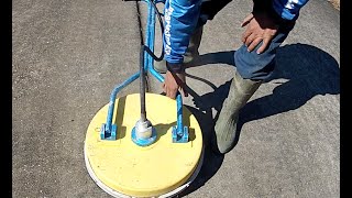 How To Pressure Wash Driveway  Pressure Washing Attachments For Power Washing Concrete [upl. by Hamaso931]