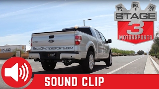 20112014 F150 EcoBoost MBRP Dual Exit Cat Back Exhaust Sound Clip [upl. by Nnylidnarb382]