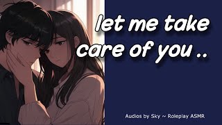 ASMR girlfriend comforts you as you cry lovingsoft voicekind words [upl. by Alliuqa357]