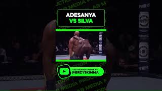 Israel Adesanya vs Anderson Silva [upl. by Ilil357]