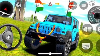 Dollar Song Modified 😈 Mahindra Thar Roxx  Indian Car Simulator 3D  Car Game 3D [upl. by Illa62]