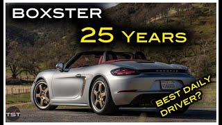 The Boxster 25 Years Is the Best Daily Driver Porsche Sports Car  Two Takes [upl. by Analise]