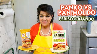 ¿Qué es mejor para empanizar Panko vs Pan Molido  Periscocinando [upl. by Ruhtracm]