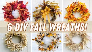 How to make 6 different fall wreaths [upl. by Acnaiv383]