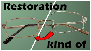 We Can Call It a Restoration Repairing and Gold Plating Old Glasses [upl. by Evelinn]