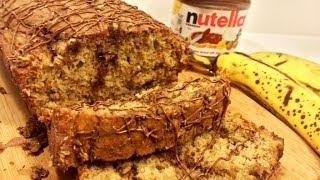 NUTELLA amp Roasted Bananas Bread Recipe Cesy Can Cook [upl. by Eitsyrhc]