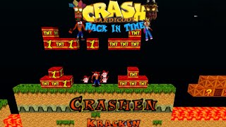 Crash Bandicoot  Back In Time Fan Game Custom Level Crashen By Kracken [upl. by Shayn]