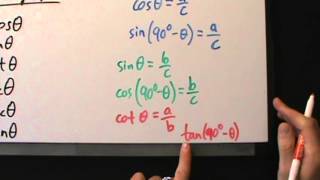 Trigonometry  The Complementary Angle Theorem [upl. by Annat]