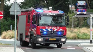 UTH1 Brandweer Uithoorn 135331Brandweer Mijdrecht  091352  met spoed in Uithoorn [upl. by Glenden]