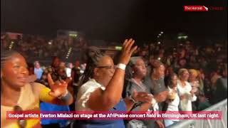 Everton Mlalazi on stage at the AfriPraise show in Birmingham [upl. by Nosak]