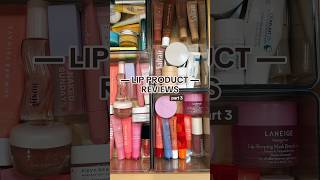 LIP PRODUCT REVIEWS part 3 lipproducts lippies [upl. by Carlyle840]