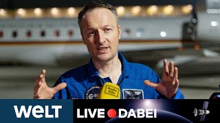 ESAASTRONAUT Matthias Maurer nach der Rückkehr von seiner Weltraummission  WELT Live dabei [upl. by Lazarus]