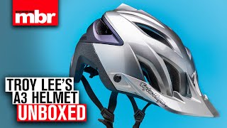 Unboxing Troy Lee Designs brand new premium A3 Helmet  Mountain Bike Rider [upl. by Aliet399]