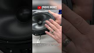 Ford F150 Front Door  Dash Speaker Install  shorts [upl. by Gregory]