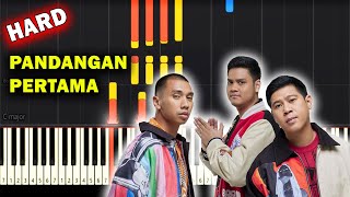 Ran  Pandangan Pertama Piano Tutorial Karaoke  HARD [upl. by Sandye870]