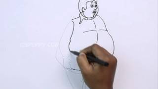 How to Draw Fat Albert [upl. by Immij362]