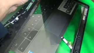 Acer C720P Touchscreen Chromebook LCD Replacement Procedure [upl. by Emse]