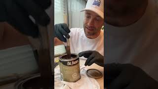 How to stir wood stain before applying [upl. by Attikram815]