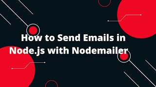 Nodejs Express amp MongoDB Tutorial in Hindi 20 Send Emails with Nodemailer in Nodejs 📧 [upl. by Affer537]