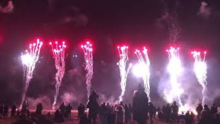 Abingdon Christmas Fireworks 19th December 2020 [upl. by Olmstead810]