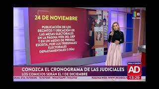 Conozca el programa de las elecciones judiciales [upl. by Ynnos]