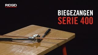 RIDGID Biegezangen Serie 400 [upl. by Anaoy947]