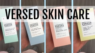 VERSED SKIN CARE BRAND REVIEW DR DRAY [upl. by Dolley]