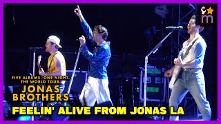 Jonas Brothers Perform quotFeelin Alivequot from JONAS LA at Dodger Stadium  The Tour [upl. by Artsa]