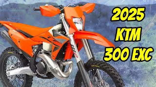 New 2025 KTM 300 EXC Gets New Update [upl. by Halverson]