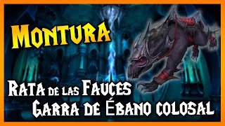 Como Conseguir RATA de Las FAUCES GARRA de Ébano COLOSAL 🔹 GUIA MONTURA WoW 🔹 World of Warcraft [upl. by Ala]