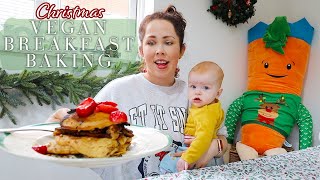 TRYING A CHRISTMAS BREAKFAST RECIPE  EASY Vegan Christmas Recipe This Did NOT Go To Plan ad [upl. by Notserk]