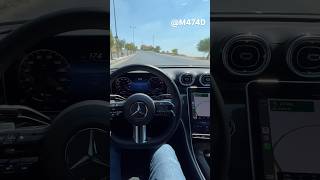 2023 Mercedes Benz C200  ACCELERATION 100  174 POV by m474d [upl. by Yrot]