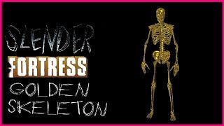 TF2 slender Fortress Golden Skeleton April Fools Boss [upl. by Aillimac]