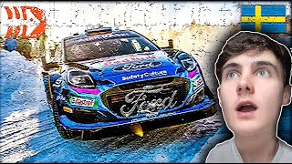 quotHOW DO THEY SEE THE TURNquot WRC Sweden 2023  Reaction [upl. by Cnahc405]